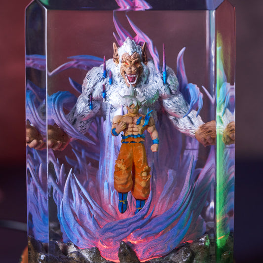 Goku Ozaru - Dragon Ball Premium - handmade resin lamp