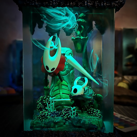 Knight & Hornet Resin Lamp - handmade resin lamp