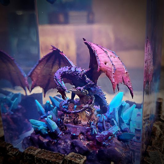 Dragon Gemz Resin Lamp - handmade resin lamp