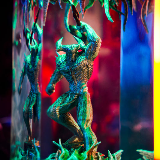 STEPPENWOLF EPOXY RESIN LAMP - handmade resin lamp