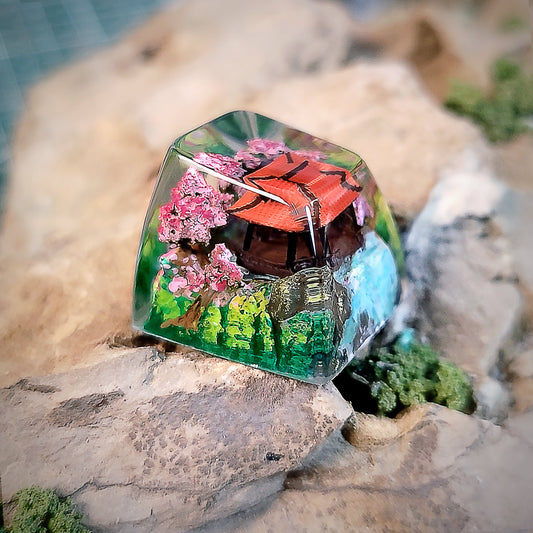 Tori Keycap - handmade resin keycap