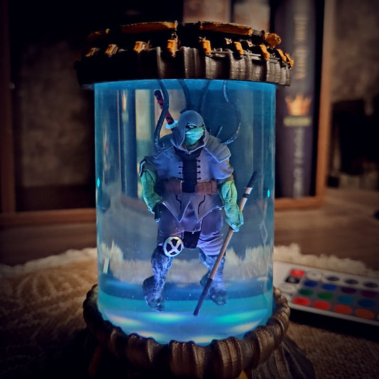 BIOLAB - The Last Ronin Resin Lamp - handmade resin lamp