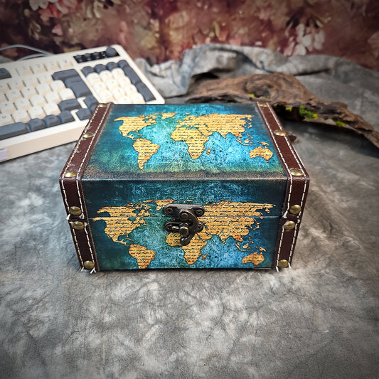 The Lost City Light Box - handmade resin light box