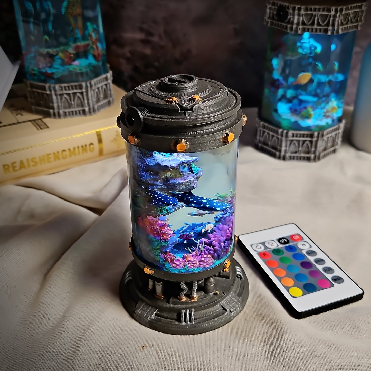 Whale Shark Resin Lamp - handmade resin lamp