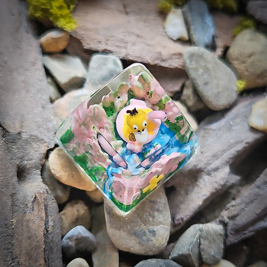 Psyduck New Keycap - handmade resin keycap