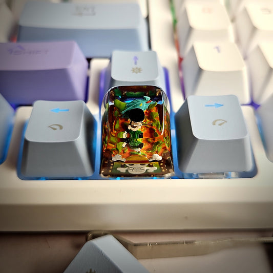 Roronoa Zoro Artisan Keycap - handmade resin keycap