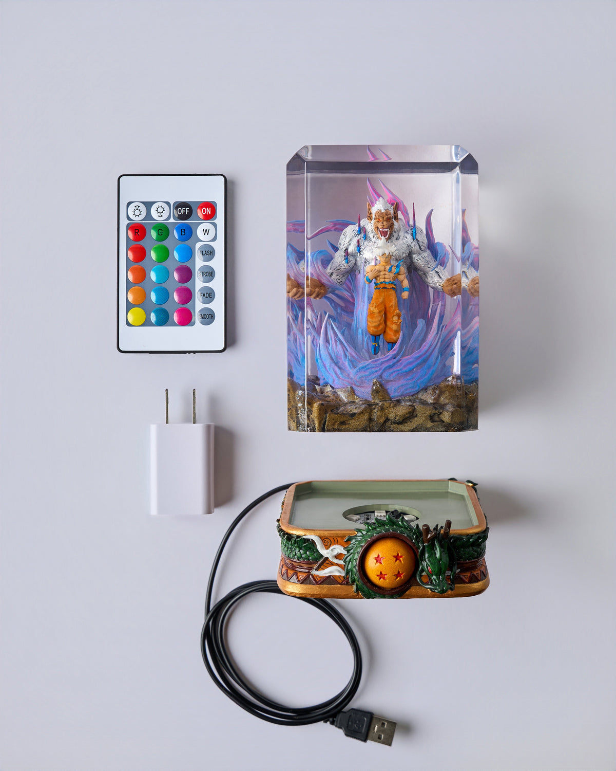 Goku Ozaru - Dragon Ball Premium - handmade resin lamp