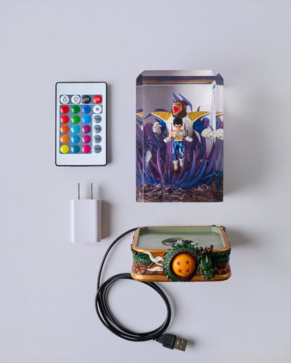 Vegeta Ozaru - Dragon Ball Premium - handmade resin lamp