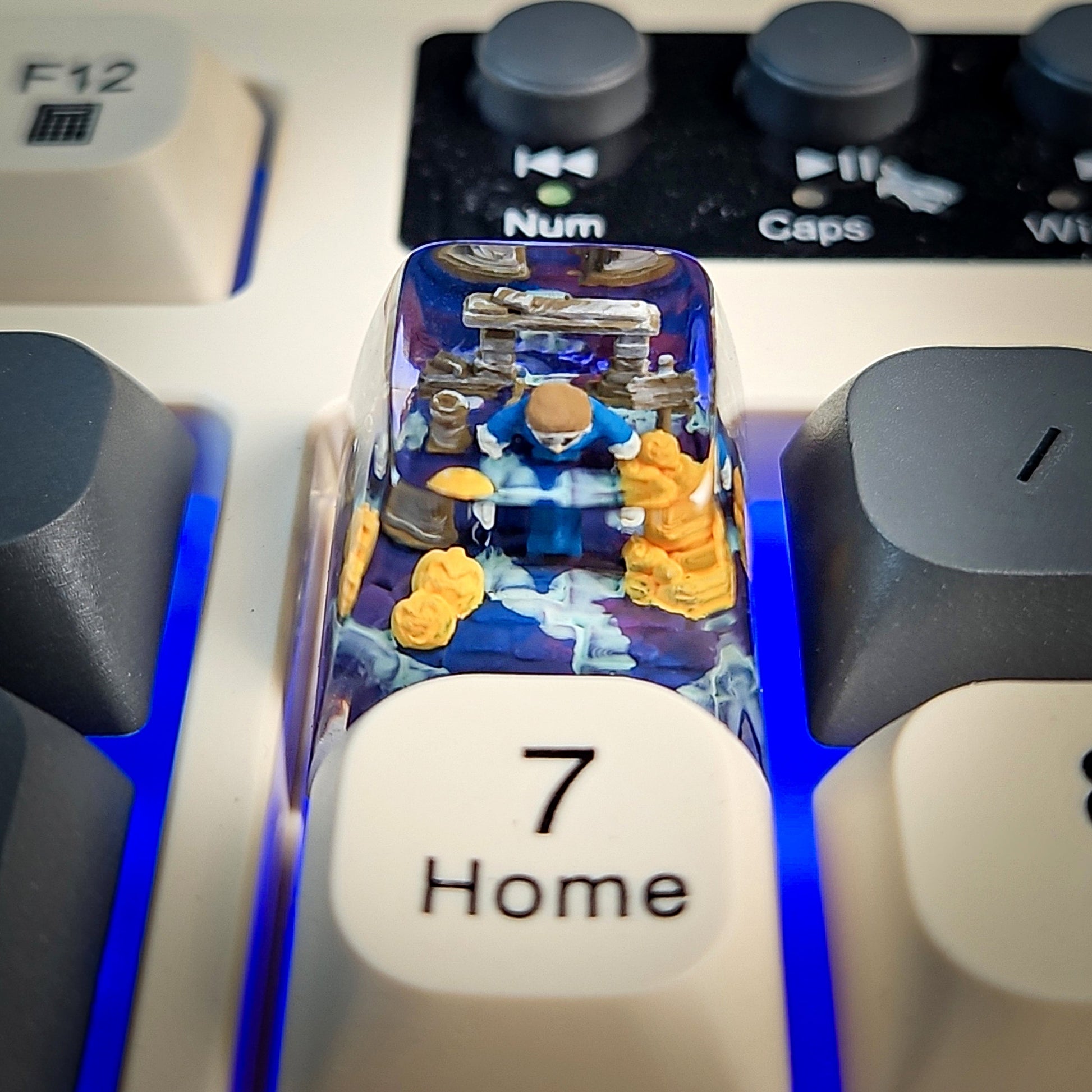 Michael Myers Keycap - handmade resin keycap