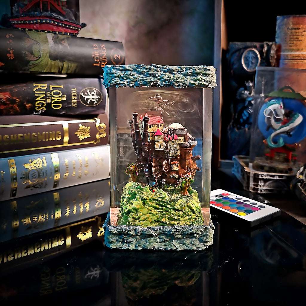 Howl Resin Lamp - handmade resin lamp