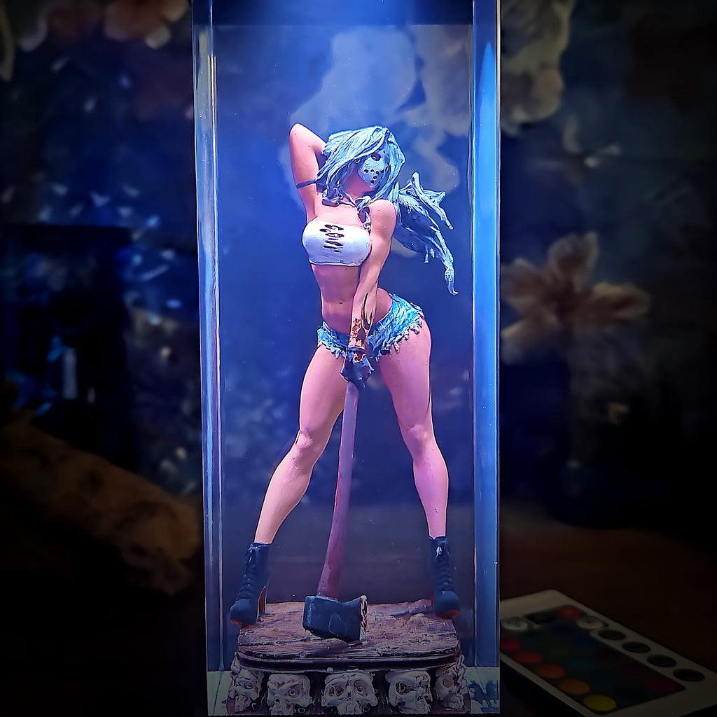 Jason Resin Lamp - handmade resin lamp
