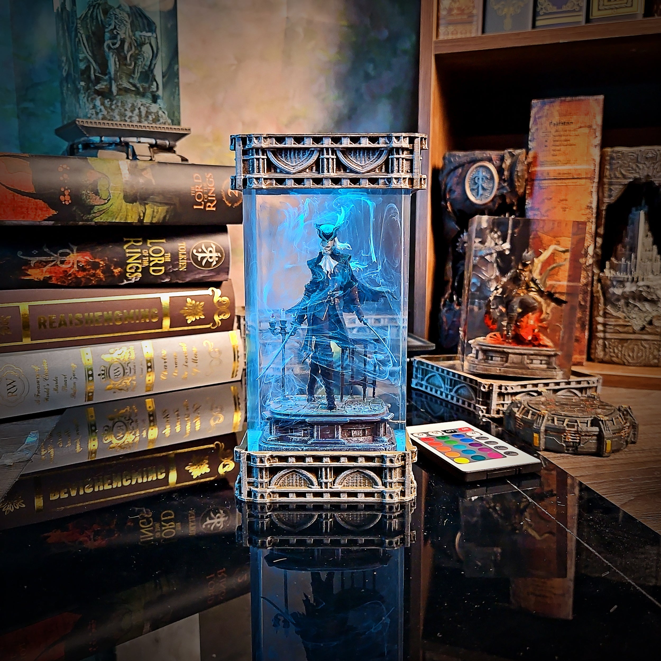 Bloodborne Lady Maria Resin Lamp - handmade resin lamp