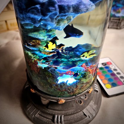 Nemo Ocean Biolab Resin Lamp - handmade resin lamp