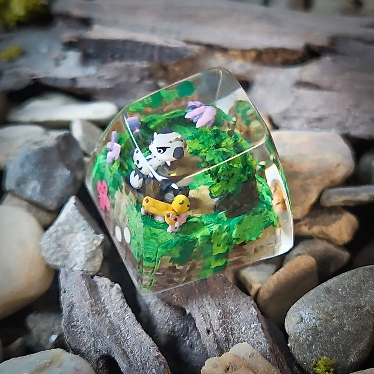 Pancham Keycap - handmade resin keycap