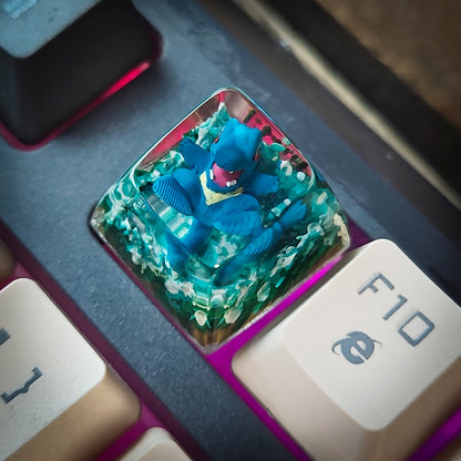 Totodile New Keycap - handmade resin keycap