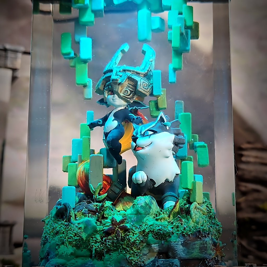 Midna Resin Lamp - handmade resin lamp