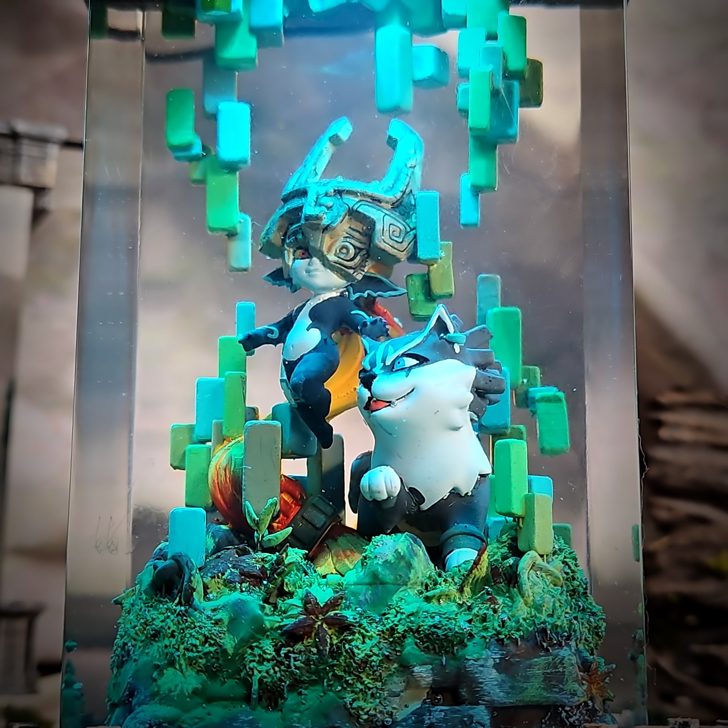 Midna Resin Lamp - handmade resin lamp