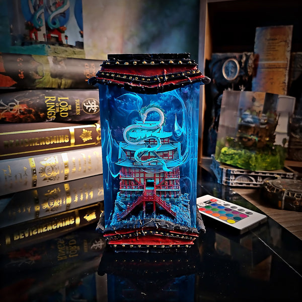 Haku's Castle Resin Lamp