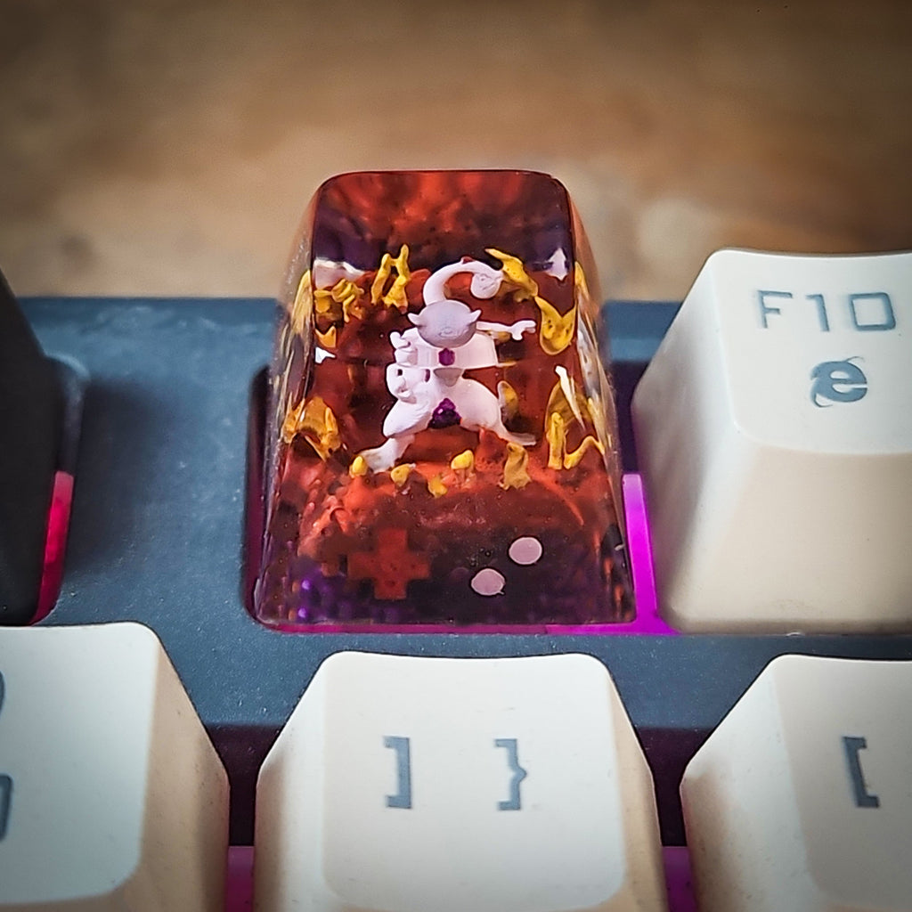 Mewtwo New Keycap - handmade resin keycap