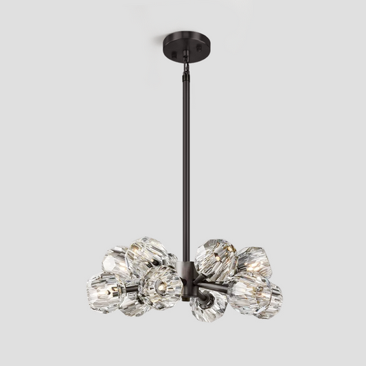 Kristina Clear Glass Chandelier