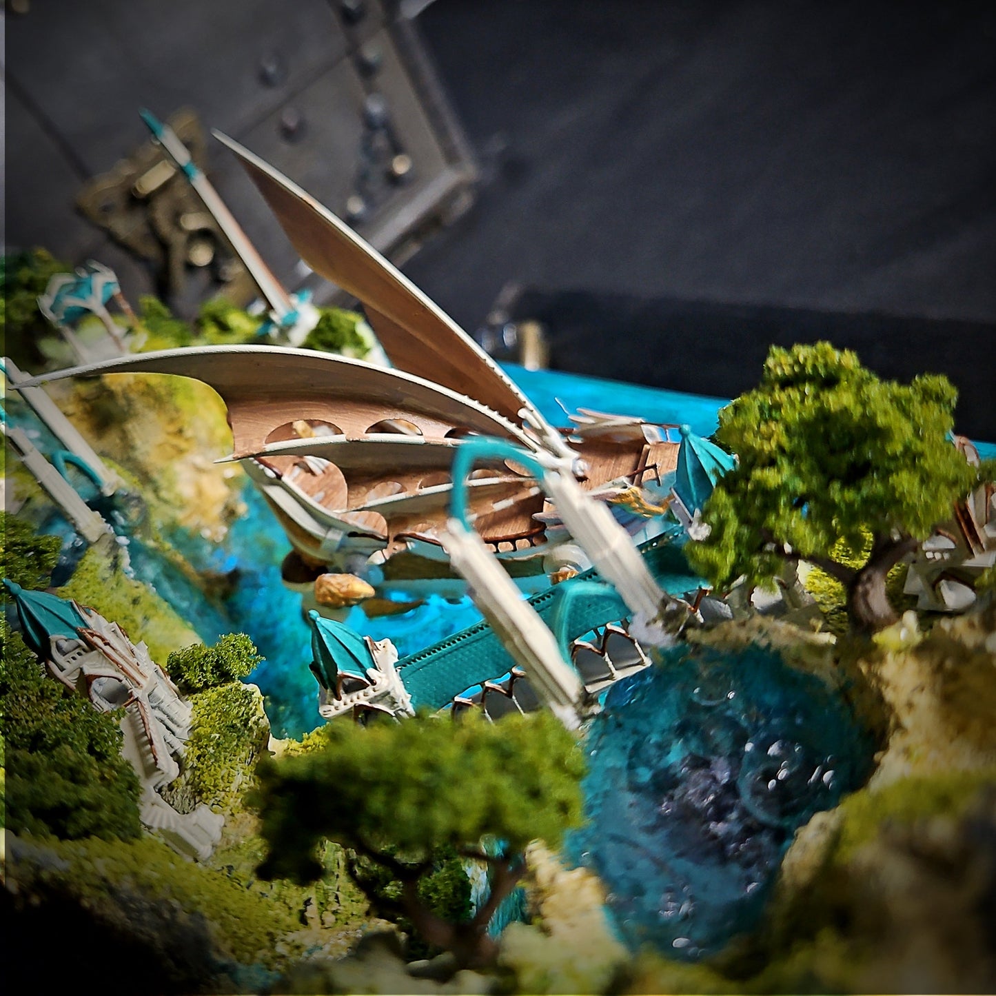 Elf Light Box - handmade resin light box