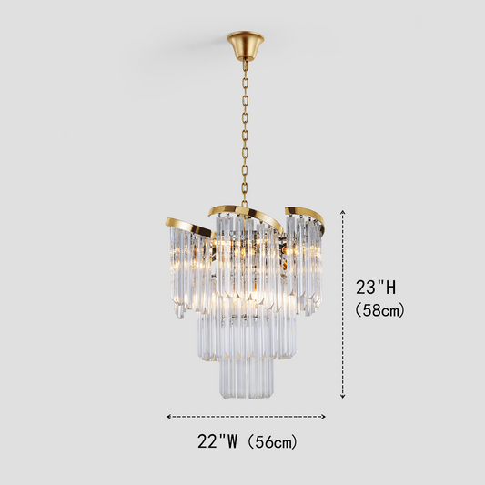 Galy Flow Crystal Chandelier