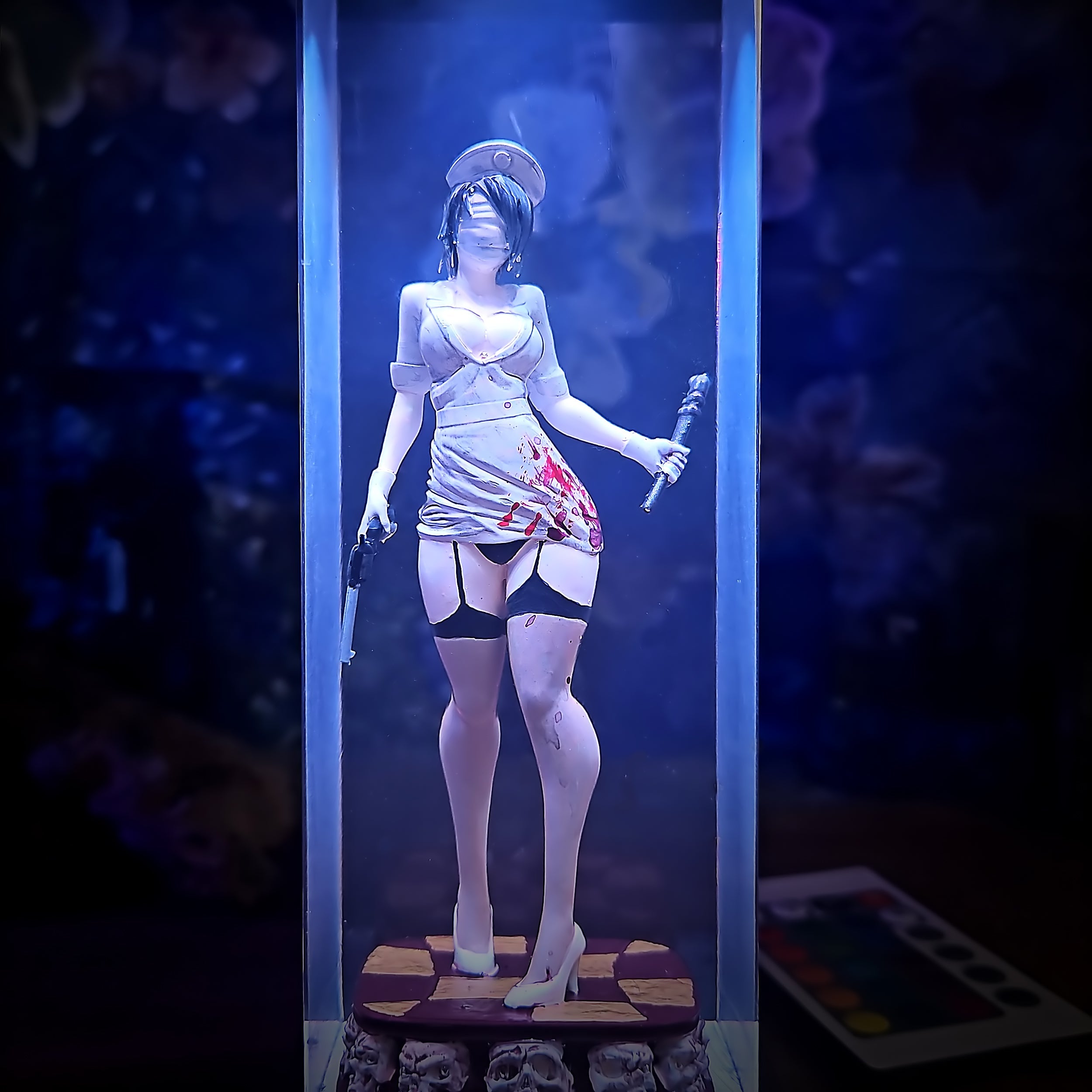 Nurse Resin Lamp - handmade resin lamp