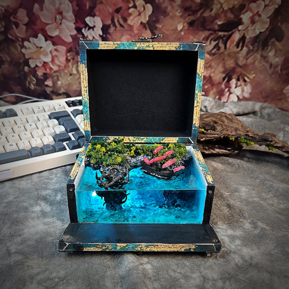 Kraken Light Box - handmade resin light box