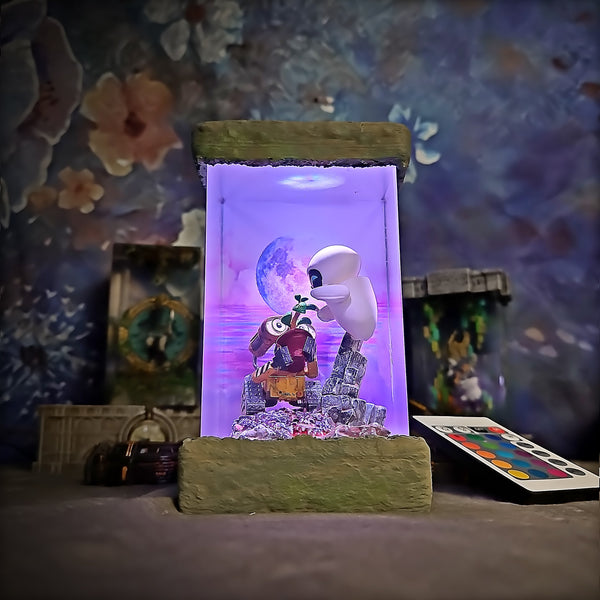WALL-E Resin Lamp