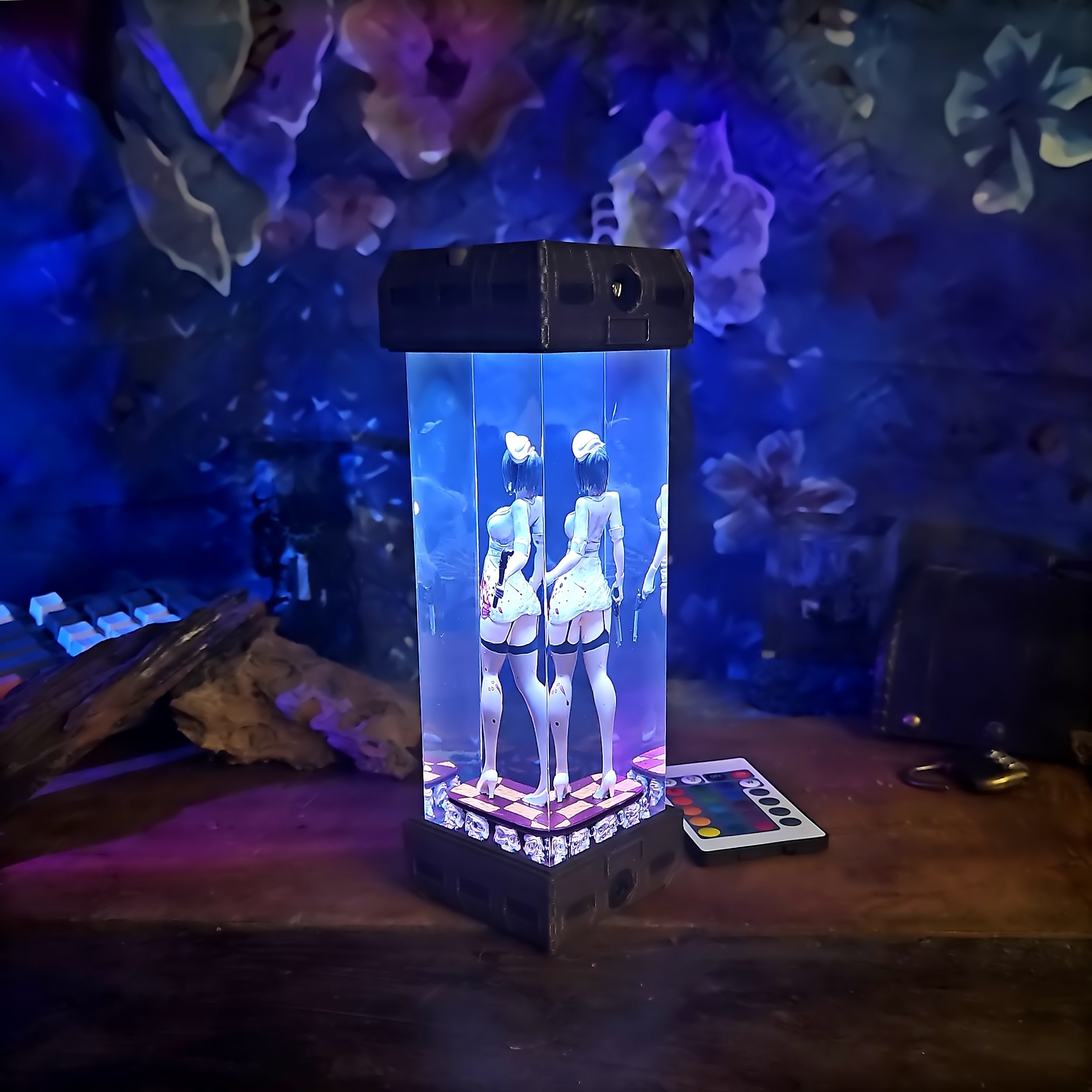 Nurse Resin Lamp - handmade resin lamp