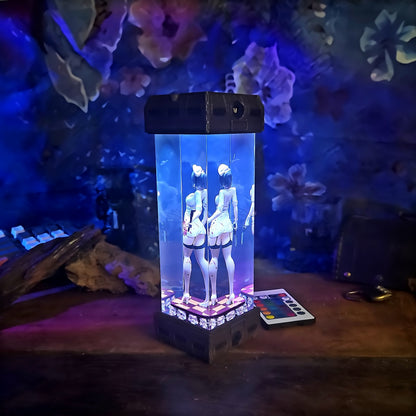 Nurse Resin Lamp - handmade resin lamp
