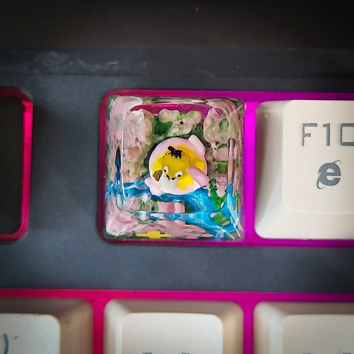 Psyduck New Keycap - handmade resin keycap