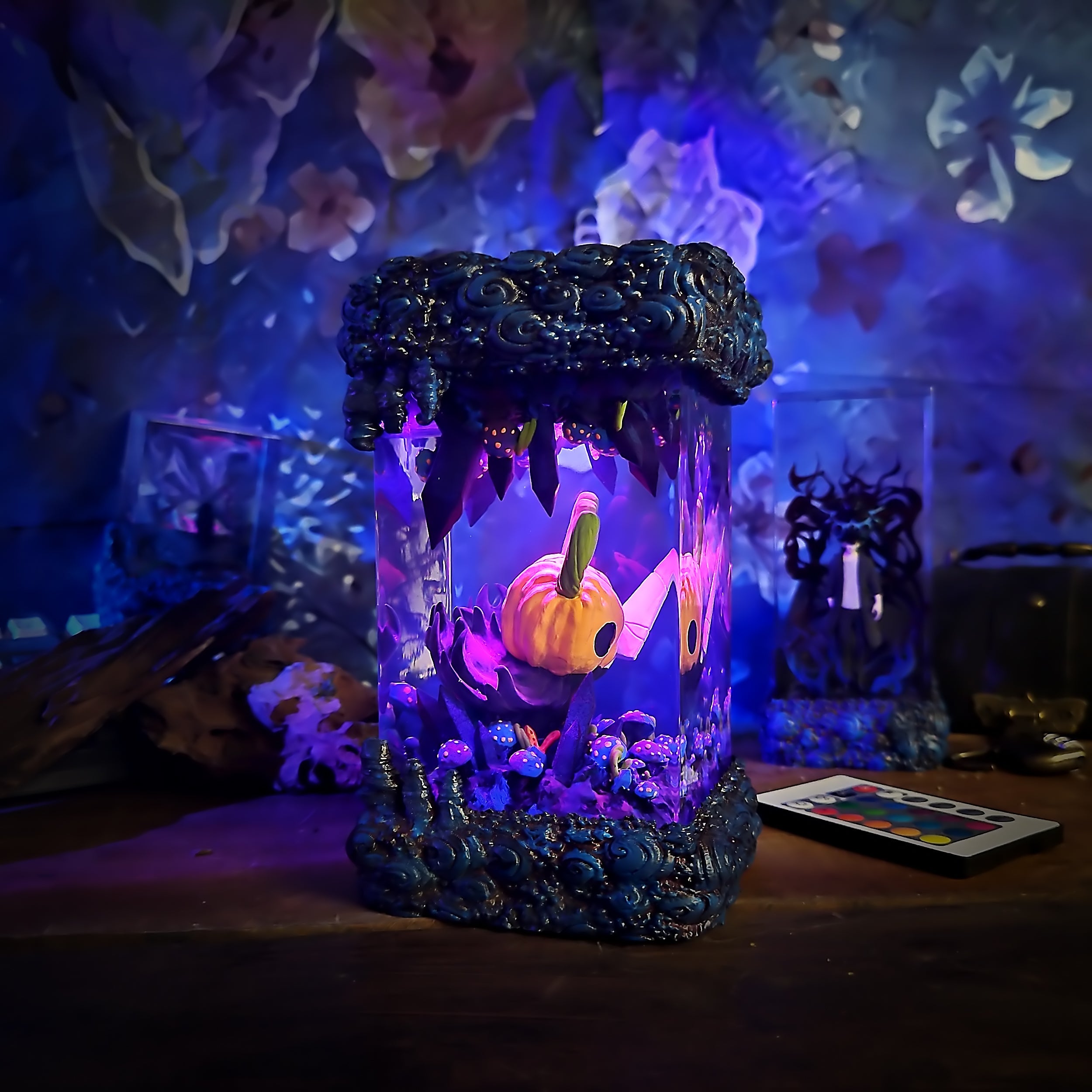 Halloween Resin Lamp - handmade resin lamp