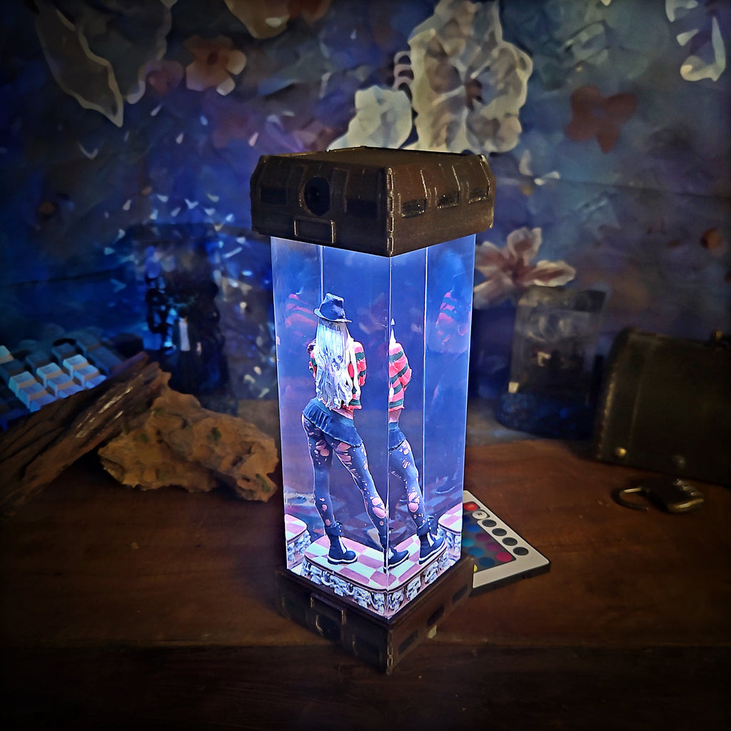 Freddy Resin Lamp - handmade resin lamp