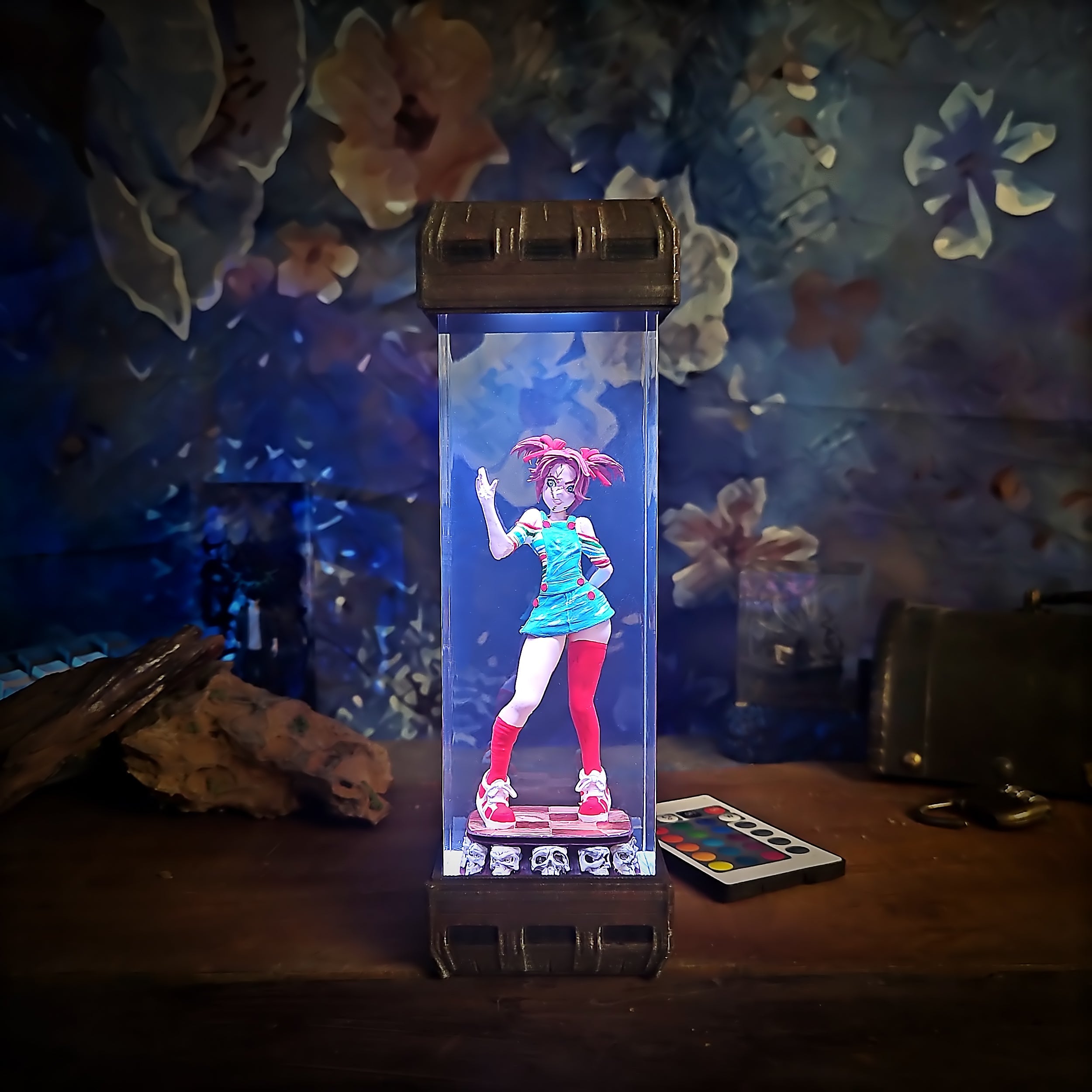 Chucky Resin Lamp - handmade resin lamp
