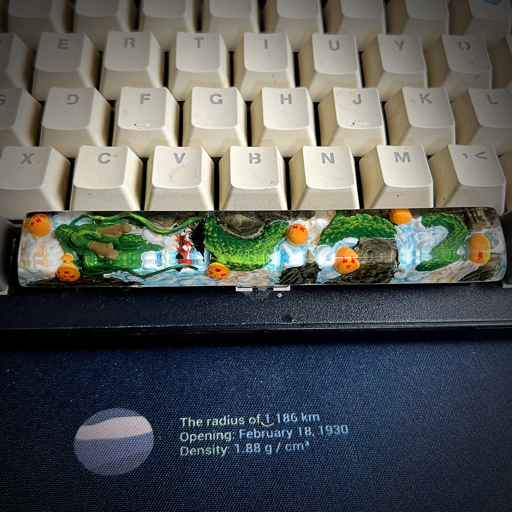 Shenlong Space Keycap - handmade resin spacebar