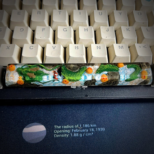 Shenlong Space Keycap - handmade resin spacebar