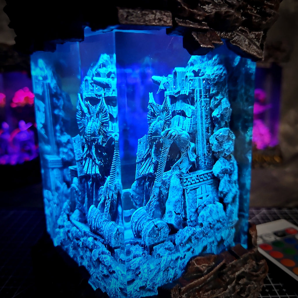 DWAF Resin Lamp - handmade resin lamp