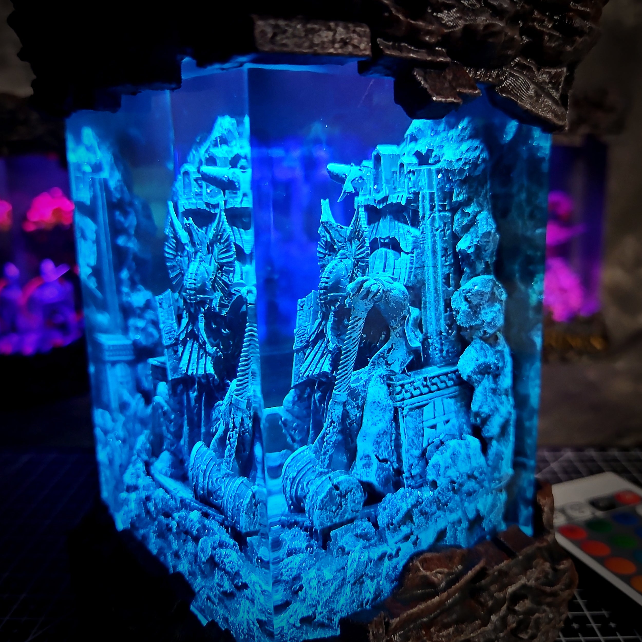 DWAF Resin Lamp - handmade resin lamp