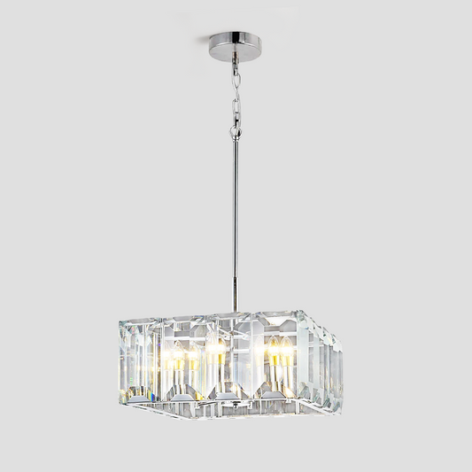 Harly Crystal Square Chandelier 24"