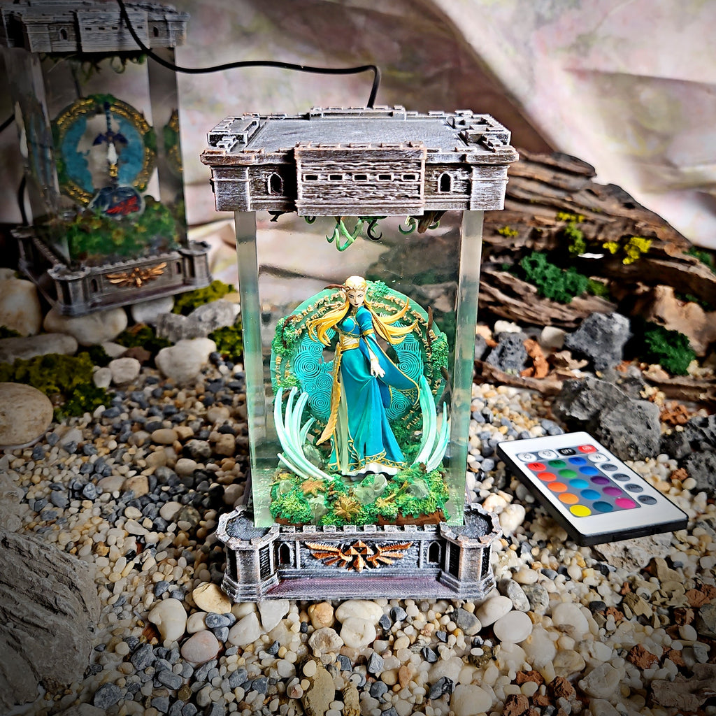 Princess Resin Lamp - handmade resin lamp