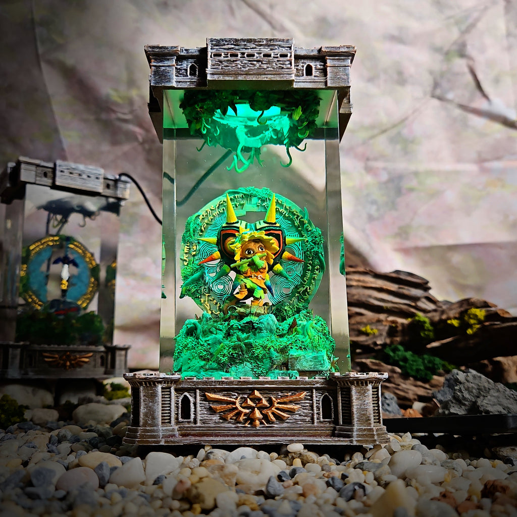 Majora Resin Lamp - handmade resin lamp
