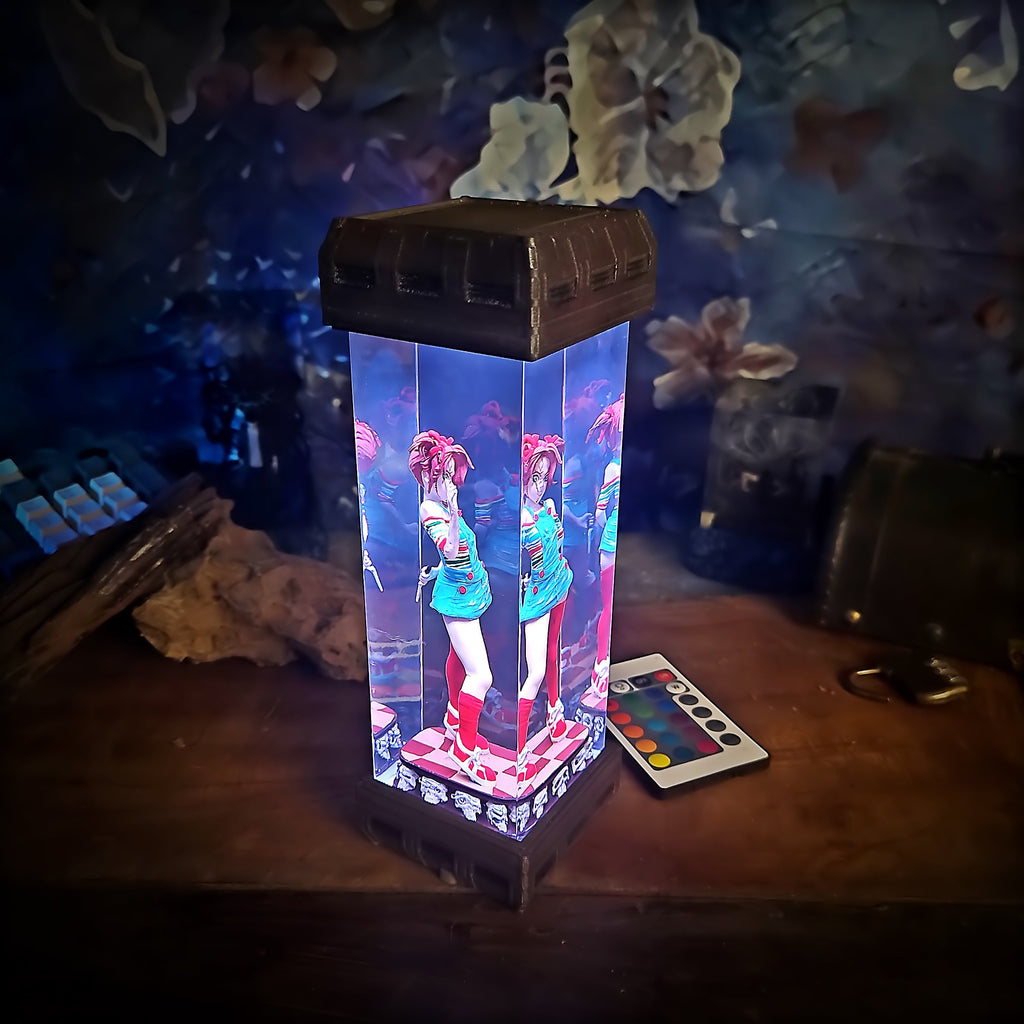 Chucky Resin Lamp - handmade resin lamp