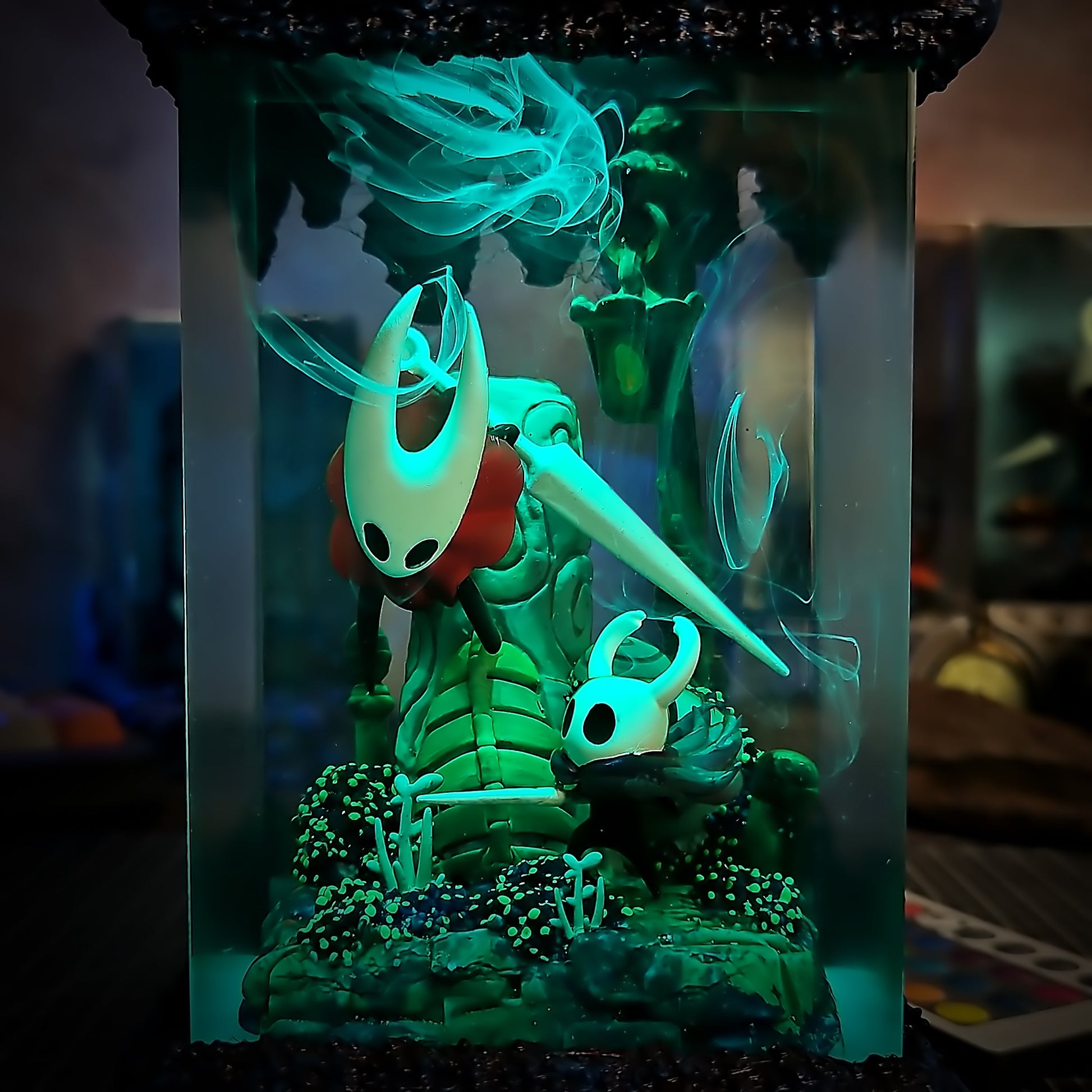 Knight & Hornet Resin Lamp - handmade resin lamp