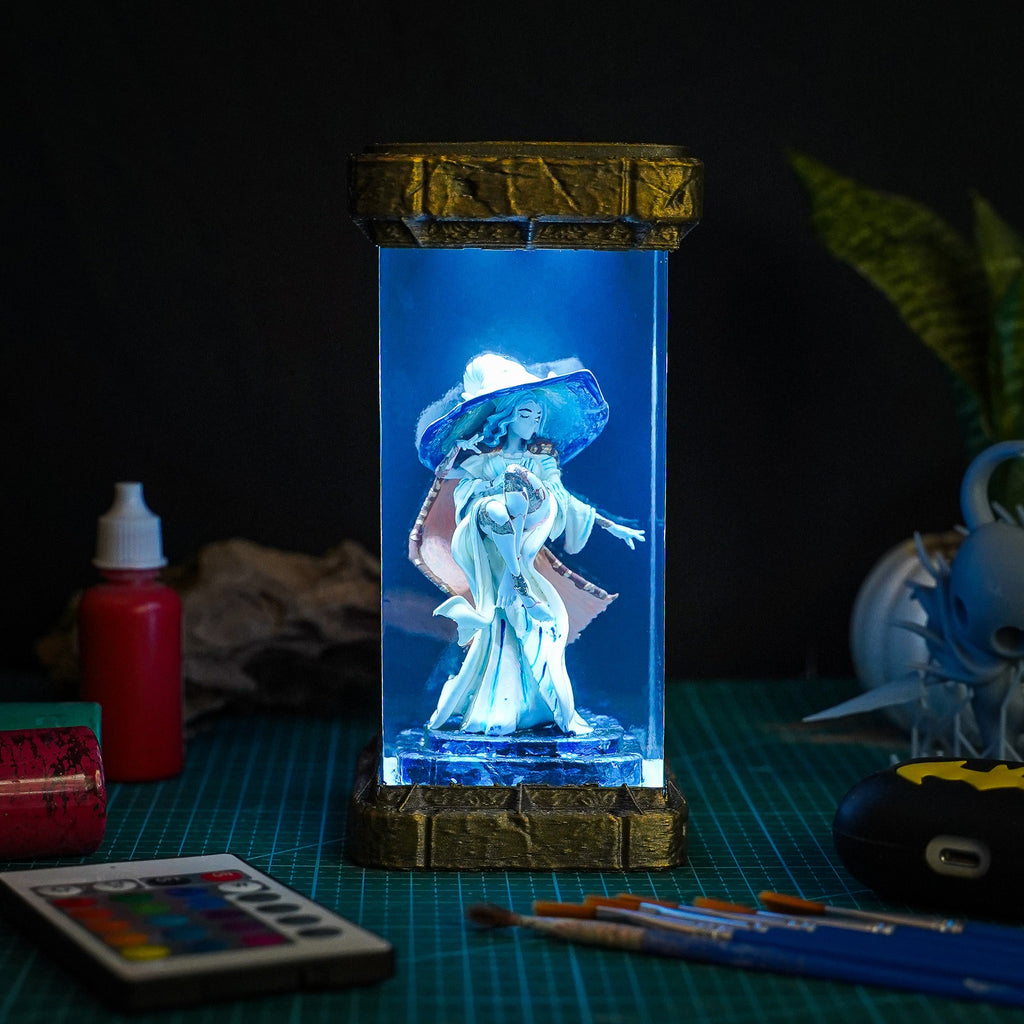 Ranni the Witch V1 Resin Lamp - handmade resin lamp