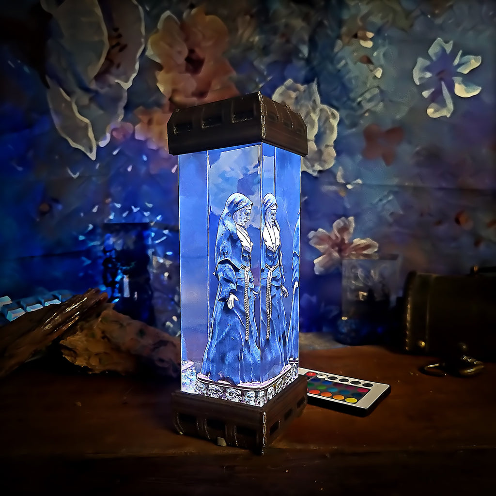 Valak Resin Lamp - handmade resin lamp