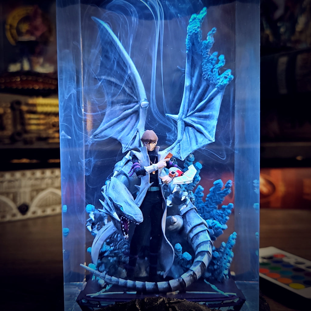 Kaiba Resin Lamp - handmade resin lamp