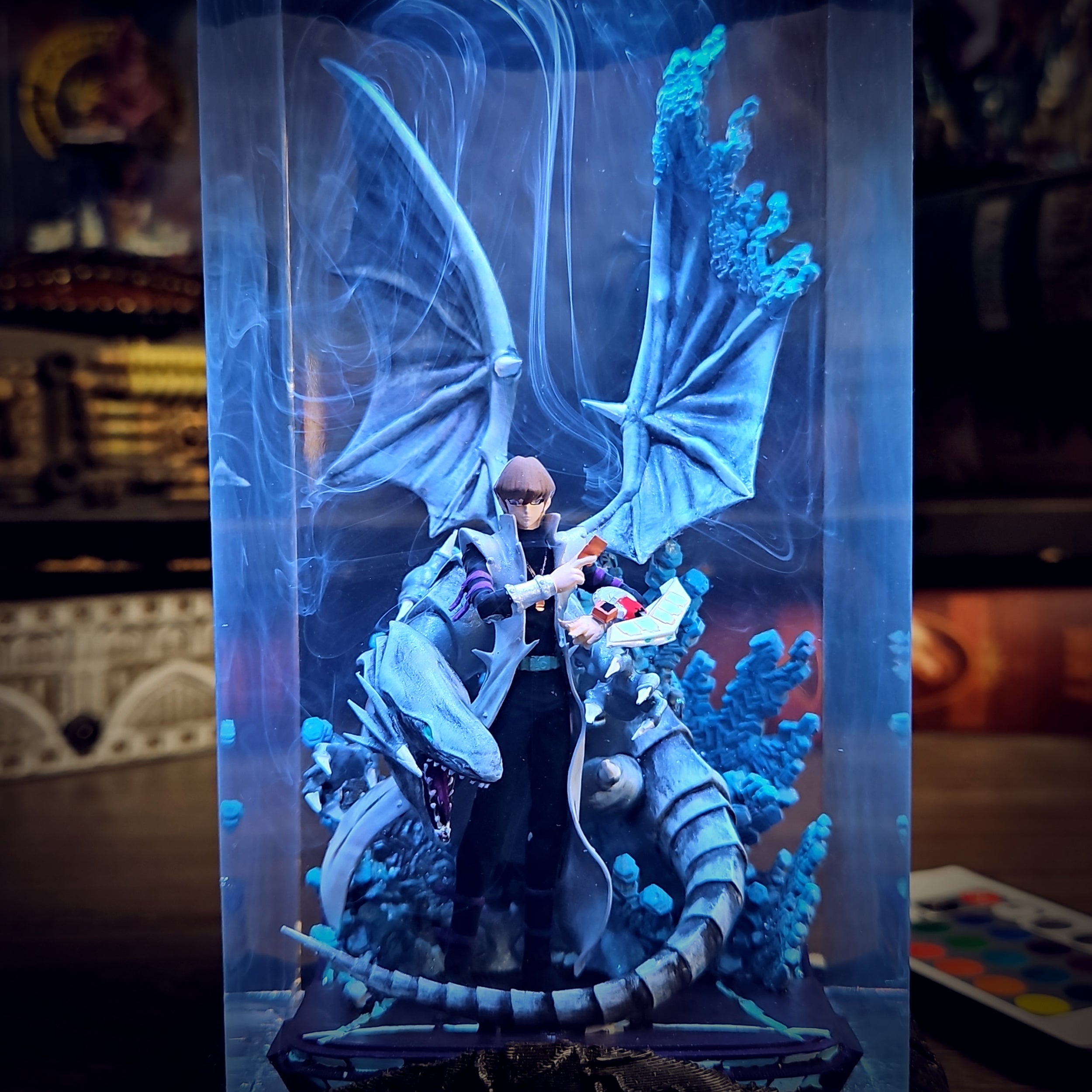 Kaiba Resin Lamp - handmade resin lamp