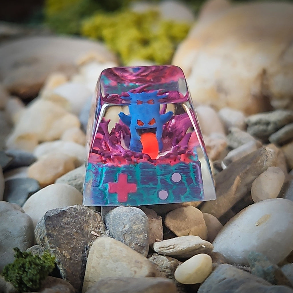 Gengar New Keycap - handmade resin keycap
