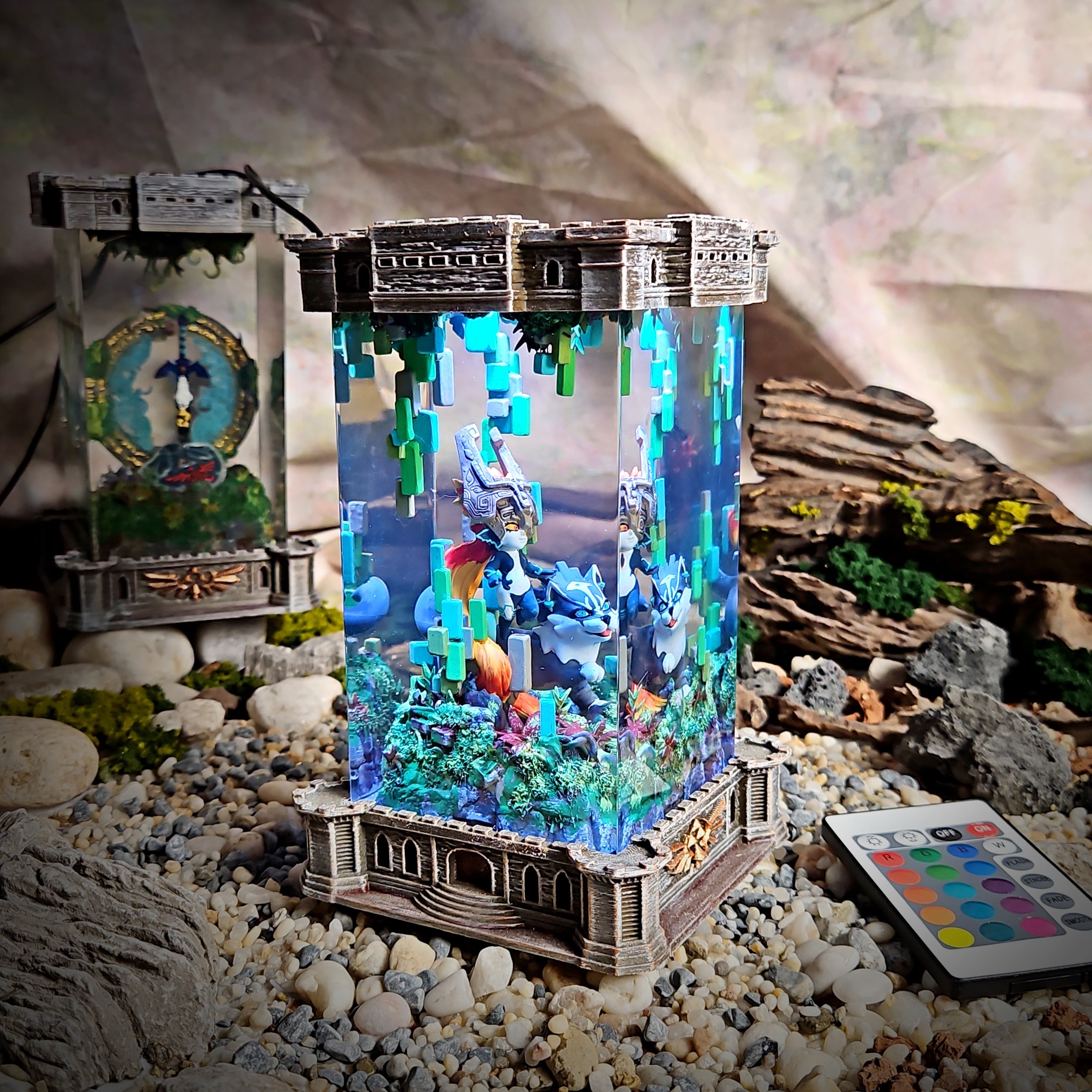 Midna Resin Lamp - handmade resin lamp